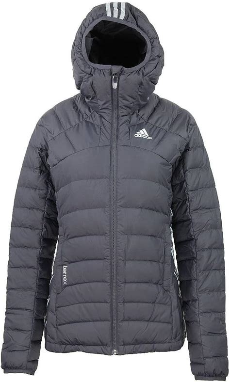 adidas winterjacke damen grau schwarz